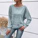 Autumn/Winter Casual Solid Color Long-Sleeve Round-Collared Patchwork Hoodie Wholesale_ecoleips.com