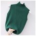 Half-high Collar Casual And Sexy Slim-fit Spring-summer Camisole For Women, Korean-style Knit Top, New Women's Clothing_ecoleips.com