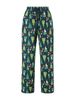 Christmas Pajama Pants Funny Green Christmas Tree Fuzzy Pj Pants Sleep Pajamas Bottoms Baggy Wide Leg Pjs Long Pants For Women_ecoleips.com
