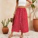 Aria Basics Aria Basics In Stock 2025 New Model Cross-border European American Printed With Buttons And Ties, Long Summer Pastoral A-line Skirt,_ecoleips.com