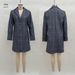 Aria Basics Aria Basics Cross-Border 2025 European And American Style Retro Plaid Casual Elegant Mid-Length Lapel C Women Woolen_ecoleips.com