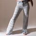 Women's Clothing Fashion Diamond Tassel Design Straight Jeans_ecoleips.com