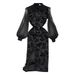 Cross-border High-end Dark-toned Vintage-style Modified Cheongsam For Young Women, With A Stand-up Collar,_ecoleips.com