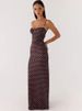 Mozision Polka Dot Backless Sexy Maxi Dress Women Elegant Fashion Spaghetti Strap Sleeveless Bodycon Club Party Long Dress_ecoleips.com