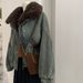 girl Girl Girl Girl Omalai Large Lapel Lamb Wool Denim Jacket For Women Winter New Vintage Long Sleeve Parka Top 5355_ecoleips.com