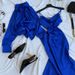 Elegant Solid Color Dress Set – Long Sleeve Blouse + Sleeveless Maxi Dress, Polyester Blend, Office To Date Night (4 Colors, S-2xl)_ecoleips.com