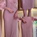 Women's Clothing V Neck Mesh Sequin Elegant Slim Lantern Sleeve Dress_ecoleips.com