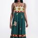 2026 Spring New Arrival: Elegant Sleeveless High-Waisted Printed Painted Strap Dress For Women, Cross-Border European_ecoleips.com