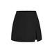 Cross-Border Women's High-Waisted Split European And American High-Quality Elastic Zipper Suit Pants Short Skirt_ecoleips.com