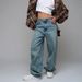 Classic Washed Denim Jeans For Women – High-Quality Cotton Mid-Rise Relaxed Fit Pants – Vintage Blue Casual Trousers_ecoleips.com