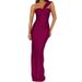 2026 Spring New Arrival: Cross-Border European And American Foreign Trade Women's Clothing - Sexy Strapless Solid Color_ecoleips.com