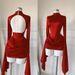 Women's Sexy Backless Mini Dress - Long Sleeve Mock Neck Bodycon Dress With Ruffle Detail, Stretchy Poly-Spandex Blend (4 Colors, XS-XXXL)_ecoleips.com