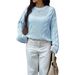 DiYun European And American Casual Simple Knitted Long-Sleeve Sweater For Women 2025 Autumn/Winter_ecoleips.com