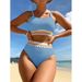 Women's Clothing Split Sleeveless Swimsuit With Chest Pad Swimsuit_ecoleips.com