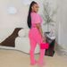 Women's Clothing Fashion Stitching Leggings Sports Suit_ecoleips.com