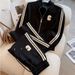 European Style Casual Sports Suit For Women, Spring And Autumn 2025 New Fashionable Two-Piece Set With Elega_ecoleips.com