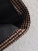 Women's Spring Longline Double-Breasted Houndstooth Blazer Coat – Classic European Style, Regular Fit, Long Sleeve, Versatile Streetwear_ecoleips.com