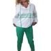 Women's Clothing Autumn New Fashion Color Matching Hooded Long Sleeved Sweatshirt Casual Pants Sports Two Piece Suit For Women_ecoleips.com