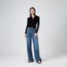 Nanyou High-End Lyocell Wide-Leg For Women, 2025 Spring New Style, Loose, Slimming, Straight-Leg, Floor-Length Jeans_ecoleips.com