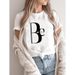 New Women's Casual European And American Style Heart Print T-shirt_ecoleips.com