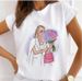 European And American Cross-border Foreign Trade Women's Fashion Urban Girl Round-neck Printed Short-sleeve T-shirt Top_ecoleips.com