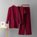 Women's Knitted Three Piece Set mid Length Cardigan Short Sleeved Top Wide Leg Pants Autumn Winter Cross Border Foreign Trade_ecoleips.com