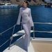 Women's Round Neck Long Sleeve Beach Dress Backless Sunscreen Outer Wear Bikini 2023 Autumn New European American Style_ecoleips.com