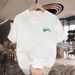 New Cotton Fashion Sense Printing Short-sleeved T-shirt Unisex Men Summer Tide Loose Hundred Tops_ecoleips.com
