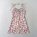 6035-24 Summer New European And American Style Lace Trim Printed Strap Sexy Casual Camisole Dress Short Skirt_ecoleips.com