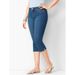 Cross-border Wish European And American Women's Slim-fit 7-point Denim Pants_ecoleips.com