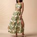 Women's Clothing Women's Elegant Print Two Piece Set Sleeveless Camisole Top And Slit Skirt Resort Style For Formal & Casual For Women_ecoleips.com