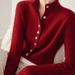 Women's Clothing High End New Year Red Sweater For Women Autumn And Winter New Style Atmosphere Super Good Looking Lazy Inner Wear Knitted Top_ecoleips.com
