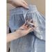 Women's Stylish Blue Polo Collar Long Sleeve Shirt & Wide Leg Pants Set - Casual Spring Outfit - Comfortable & Trendy_ecoleips.com