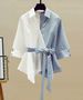 Women's Clothing Summer Suit For Women 2023 New Fashion Fashionable Flesh-covering Slimming Top High-waisted Jeans Two-piece Set_ecoleips.com