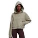 Women's Autumn/Winter Fleece Lined Warm Sweatshirt, Solid Color, Loose Fit, Hooded, Zipper, Commuter Casual Sports Jacket D25130_ecoleips.com