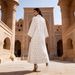 Women's Clothing Modest Abaya Dress Elegant Muslim Summer Abaya Dress With Double-Layer Design & Rhinestone Embellishments Long-Sleeve Maxi_ecoleips.com