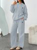 Trendy Coin Print Hoodie & Wide-Leg Pants Set – Streetwear Loungewear For Men & Women Relaxed Wide-Leg Fit-A_ecoleips.com