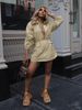 Women's Clothing Trench Coat Mid-Length Casual Workwear Dress With Drawstring Waist For Spring Autumn_ecoleips.com