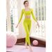ng2510292 Ng2510292 Women' Yoga Outfit Set: Elaticity, Shockproof, Lace Trim, Long Sleeve T-Shirt, High Wait Butt-Lifting Fitne_ecoleips.com