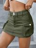 Women's Clothing Autumn New Ins Style Street Solid Color Low Waist Slim Hip Covering Skirt For Women_ecoleips.com