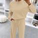 Women's Clothing Oversized Lounge Set – Drop Shoulder Top & Drawstring Pants (6 Colors, S-XXL)_ecoleips.com