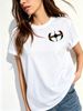 Ladies Quiet Luxury Basic T-Shirt, Pure Cotton Fitted Tee, Timeless Minimal Everyday Wear_ecoleips.com