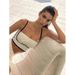 Women's Clothing Women's Contrast Color Tennis Dress Set - Sleeveless Top With Sport Skirt Outfit_ecoleips.com