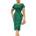 Women's Clothing New Fashion Temperament Elegant Ruffle Tongle African Dress_ecoleips.com
