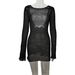 Women's Clothing New Knitted Sexy Large Backless Beach Holiday Dress Long Sleeve Hollow Perspective Women's Clothing_ecoleips.com