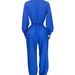 Women's Stylish Two-Piece Set - Contrast Color Striped Top & Wide Leg Elastic Waist Pants_ecoleips.com