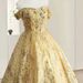 Women's Clothing Spring Performance Fluffy Colorful Wedding Dress Art Exam Solo Female Student Simple Performance Costume_ecoleips.com