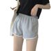 Women's Summer Sports Shorts 2026 Loose Fit Casual Running Sleep Pants Versatile Base Layer Street Vendor Fitness Clothing_ecoleips.com
