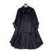 Women's Clothing Shirt For Women With Diamond And Beading Single-breasted Bat Sleeves Loose And Flesh-covering Mid-length Top_ecoleips.com