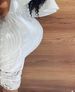 Elegant One-Shoulder Midi Dress – High Waist Lace Slit White Summer Dress For Women (S-XXXL)_ecoleips.com
